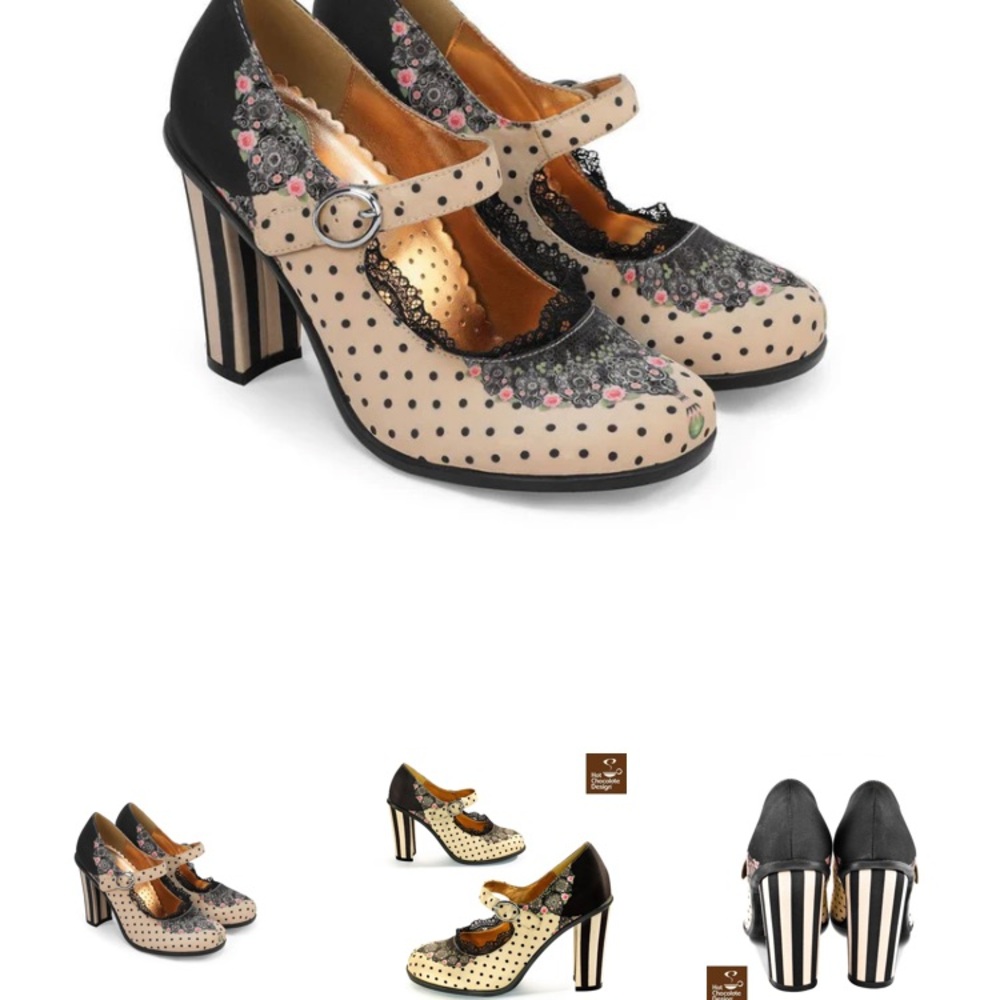 NWT Hot Chocolate Design High Heels, 10, New in Box